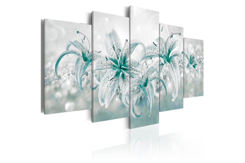 Tavla Sapphire Lilies 100x50, Artgeist sp. z o. o.