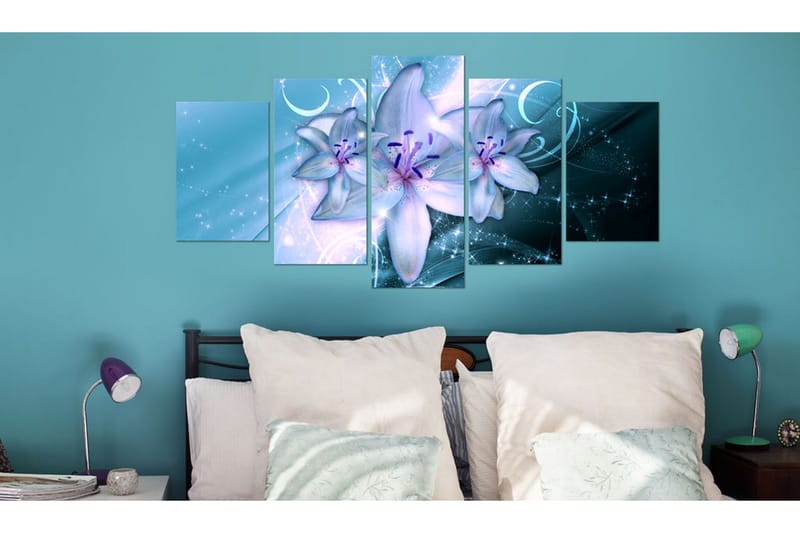 Tavla Sapphire Nights 100x50 - Artgeist sp. z o. o. - Inredning & dekor - Tavlor & konst - Canvastavla