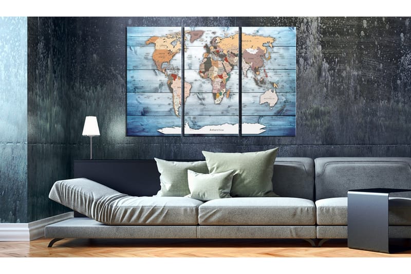 Tavla Sapphire Travels 120x80 - Artgeist sp. z o. o. - Inredning & dekor - Tavlor & konst - Canvastavla