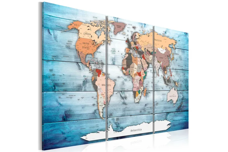 Tavla Sapphire Travels 90x60, Artgeist sp. z o. o.