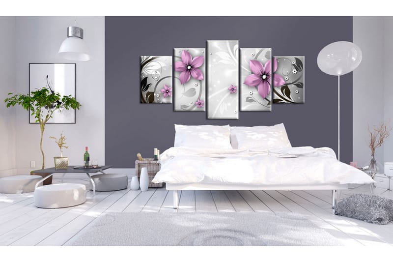 Tavla Saucy Flowers 200x100 - Artgeist sp. z o. o. - Inredning & dekor - Tavlor & konst - Canvastavla
