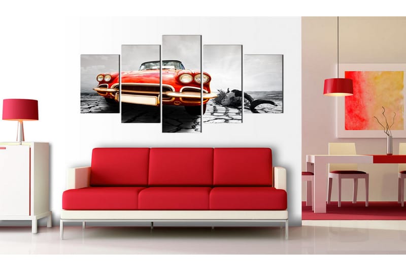 Tavla Scarlet Arrow 100x50 - Artgeist sp. z o. o. - Inredning & dekor - Tavlor & konst - Canvastavla