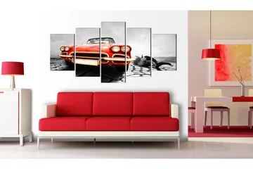 Tavla Scarlet Arrow 200x100 - Artgeist sp. z o. o. - Inredning & dekor - Tavlor & konst - Canvastavla