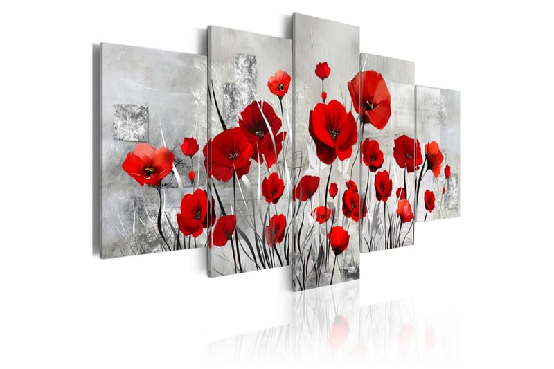 Tavla Scarlet Cloud 200X100 Röd, Artgeist sp. z o. o.