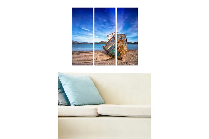 Tavla Scenic 3-pack Flerfärgad - 20x50 cm - Inredning & dekor - Tavlor & konst - Canvastavla