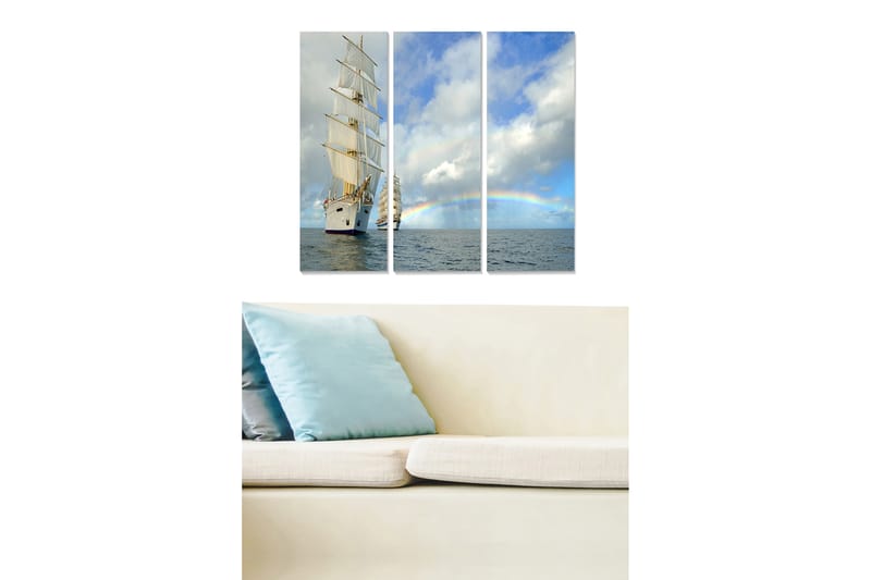 Tavla Scenic 3-Pack Flerfärgad 20X50 - 20x50 cm - Inredning & dekor - Tavlor & konst - Canvastavla