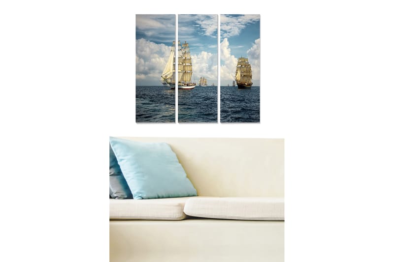 Tavla Scenic 3-Pack Flerfärgad 20X50 - 20x50 cm - Inredning & dekor - Tavlor & konst - Canvastavla