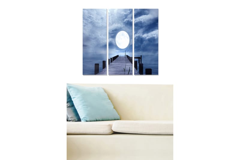 Tavla Scenic 3-Pack Flerfärgad 20X50 - 20x50 cm - Inredning & dekor - Tavlor & konst - Canvastavla