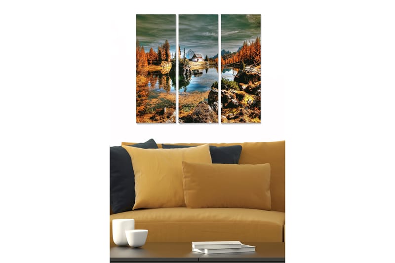 Tavla Scenic 3-Pack Flerfärgad 20X50 - 20x50 cm - Inredning & dekor - Tavlor & konst - Canvastavla