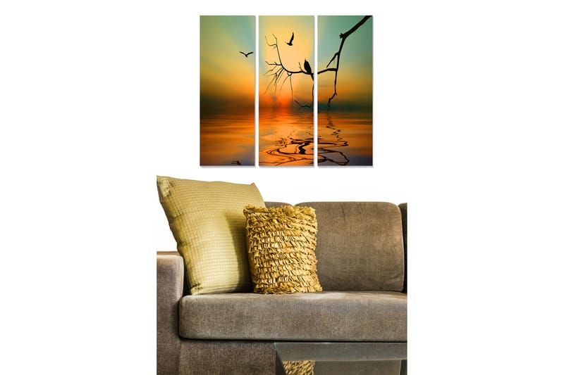 Tavla Scenic 3-Pack Flerfärgad 20X50 - 20x50 cm - Inredning & dekor - Tavlor & konst - Canvastavla