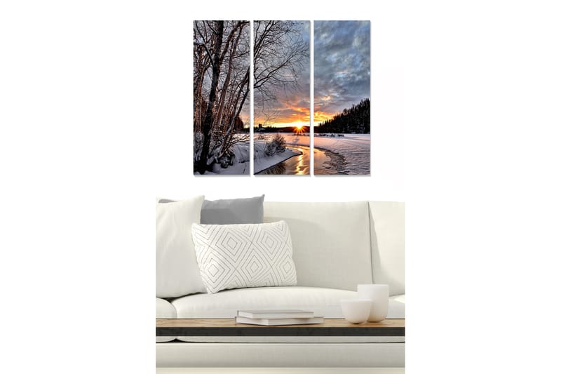 Tavla Scenic 3-Pack Flerfärgad 20X50 - 20x50 cm - Inredning & dekor - Tavlor & konst - Canvastavla