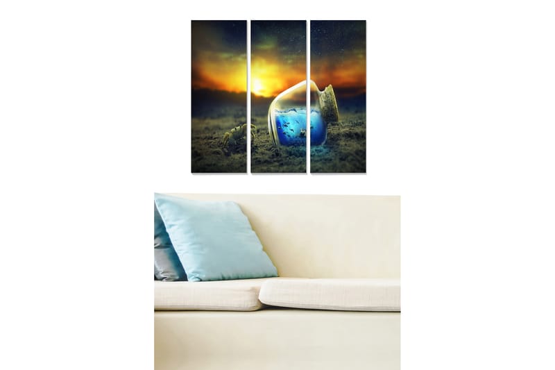 Tavla Scenic 3-Pack Flerfärgad 20X50 - 20x50 cm - Inredning & dekor - Tavlor & konst - Canvastavla