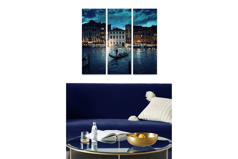 Tavla Scenic 3-Pack Flerfärgad 20X50 - 20x50 cm - Inredning & dekor - Tavlor & konst - Canvastavla
