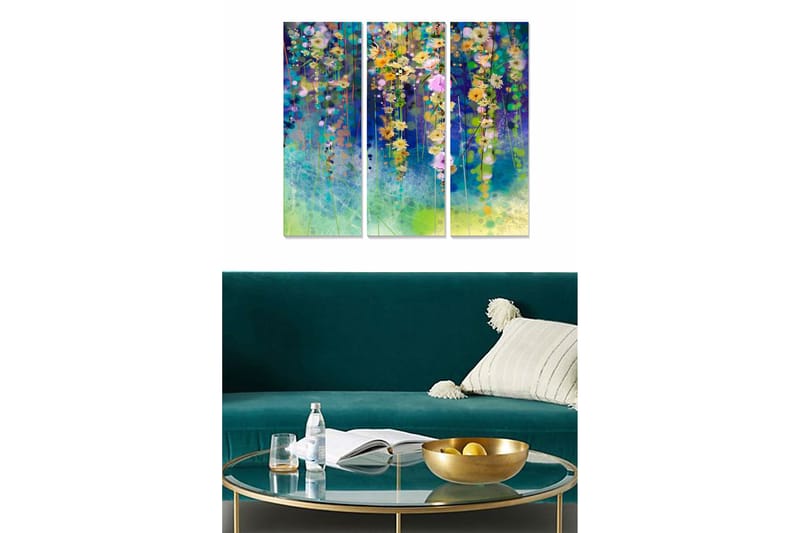 Tavla Scenic 3-Pack Flerfärgad 20X50 - 20x50 cm - Inredning & dekor - Tavlor & konst - Canvastavla