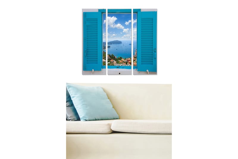 Tavla Scenic 3-Pack Flerfärgad 20X50, 20x50 cm