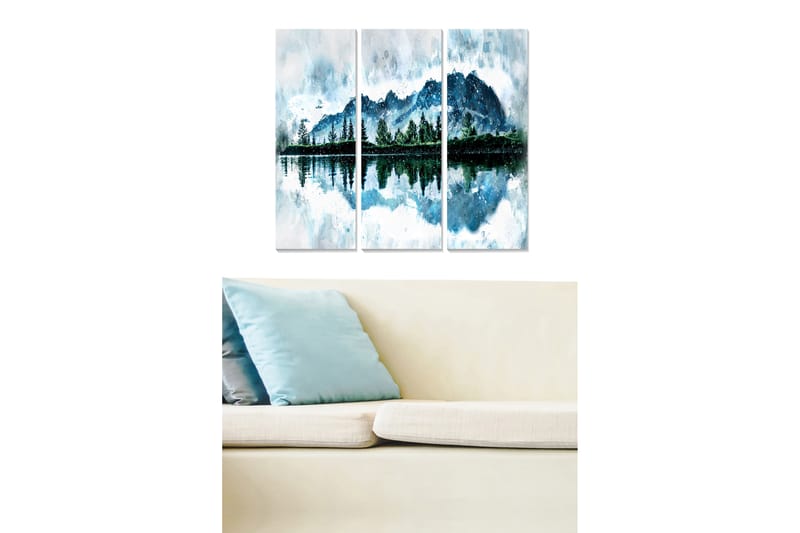 Tavla Scenic 3-Pack Flerfärgad 20X50 - 20x50 cm - Inredning & dekor - Tavlor & konst - Canvastavla