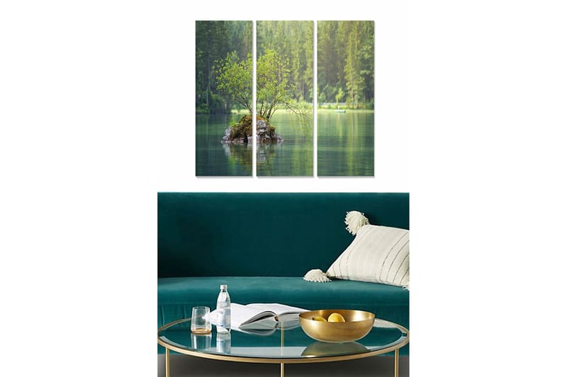 Tavla Scenic 3-pack Flerfärgad - 20x50 cm - Inredning & dekor - Tavlor & konst - Canvastavla