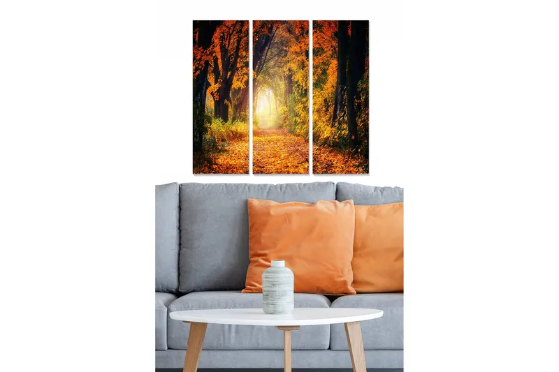 Tavla Scenic 3-pack Flerfärgad - 20x50 cm - Inredning & dekor - Tavlor & konst - Canvastavla