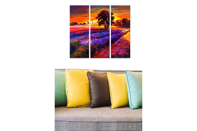 Tavla Scenic 3-pack Flerfärgad, 20x50 cm
