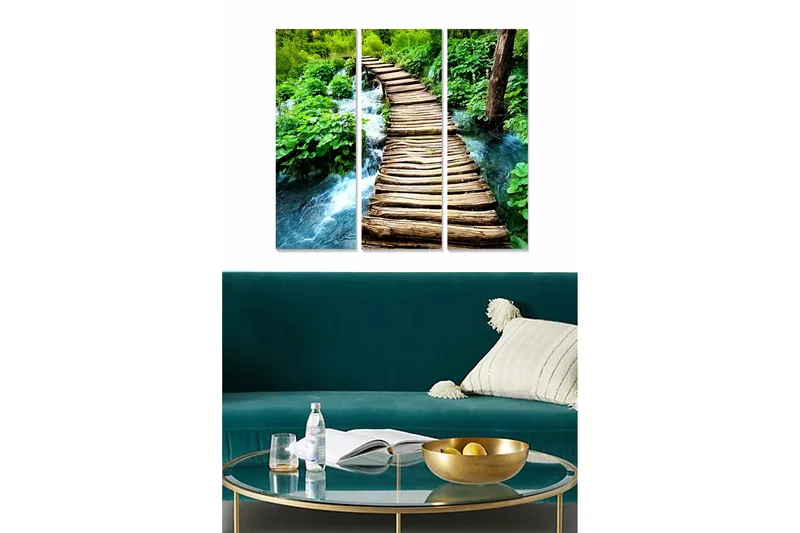 Tavla Scenic 3-pack Flerfärgad, 20x50 cm