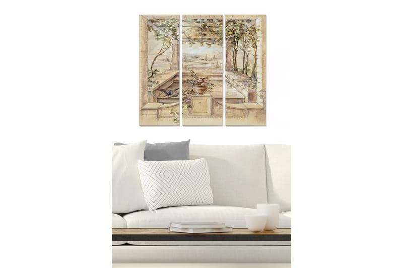 Tavla Scenic 3-pack Flerfärgad, 20x50 cm