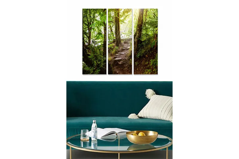 Tavla Scenic 3-pack Flerfärgad, 20x50 cm