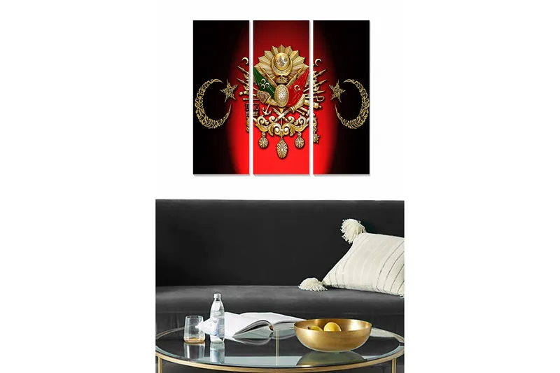 Tavla Scenic 3-pack Flerfärgad, 20x50 cm