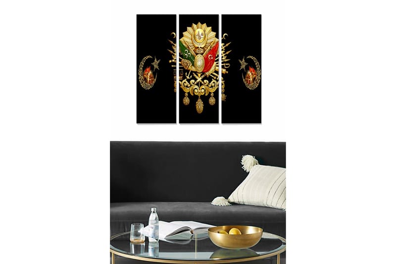 Tavla Scenic 3-pack Flerfärgad - 20x50 cm - Inredning & dekor - Tavlor & konst - Canvastavla