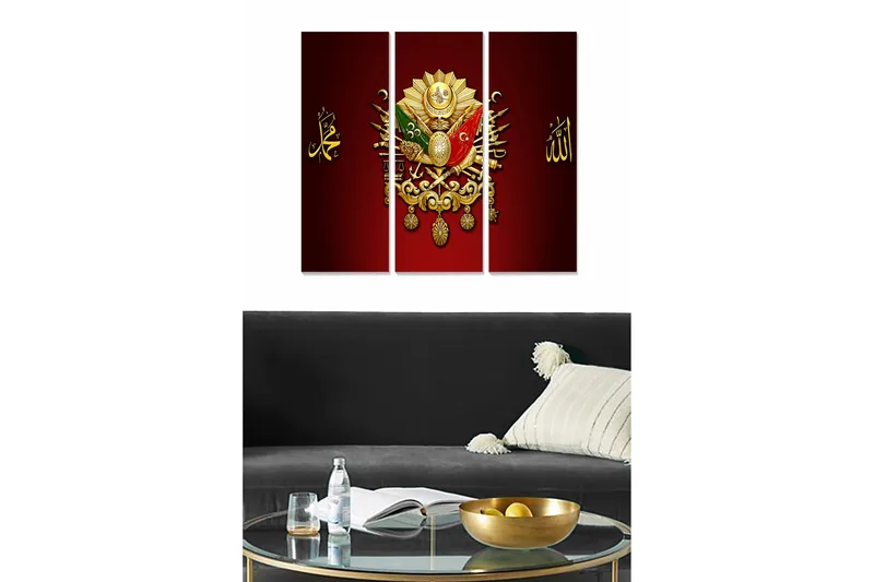 Tavla Scenic 3-pack Flerfärgad, 20x50 cm