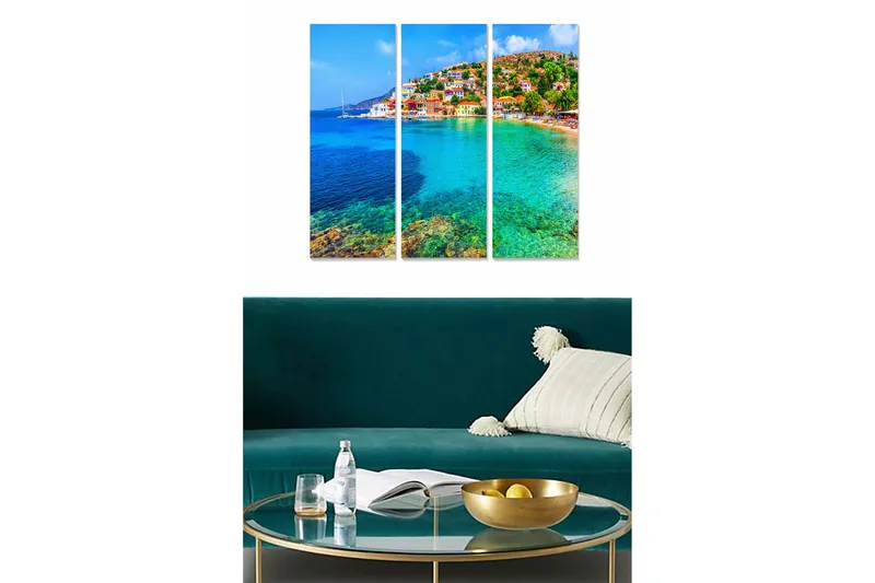 Tavla Scenic 3-pack Flerfärgad, 20x50 cm