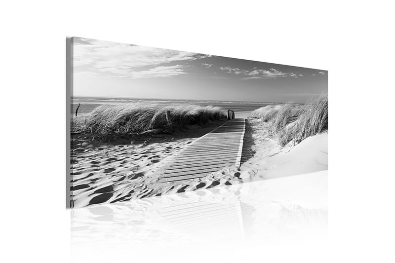 Tavla Sea-Breeze 135X45 Grå|Svartvit Landskap - Artgeist sp. z o. o. - Inredning & dekor - Tavlor & konst - Canvastavla