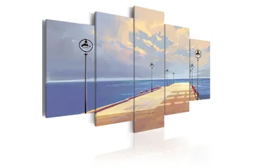 Tavla Seaside Walk 100x50 - Artgeist sp. z o. o. - Inredning & dekor - Tavlor & konst - Canvastavla