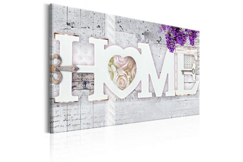 Tavla Secret Of Happiness 90X60 Vit - Artgeist sp. z o. o. - Inredning & dekor - Tavlor & konst - Canvastavla