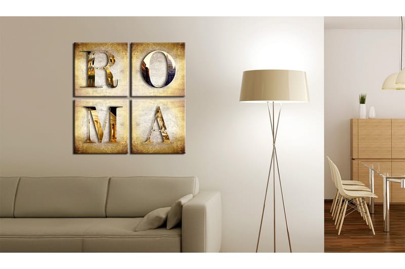 Tavla Semester Rom 80X80 Beige - Artgeist sp. z o. o. - Inredning & dekor - Tavlor & konst - Canvastavla