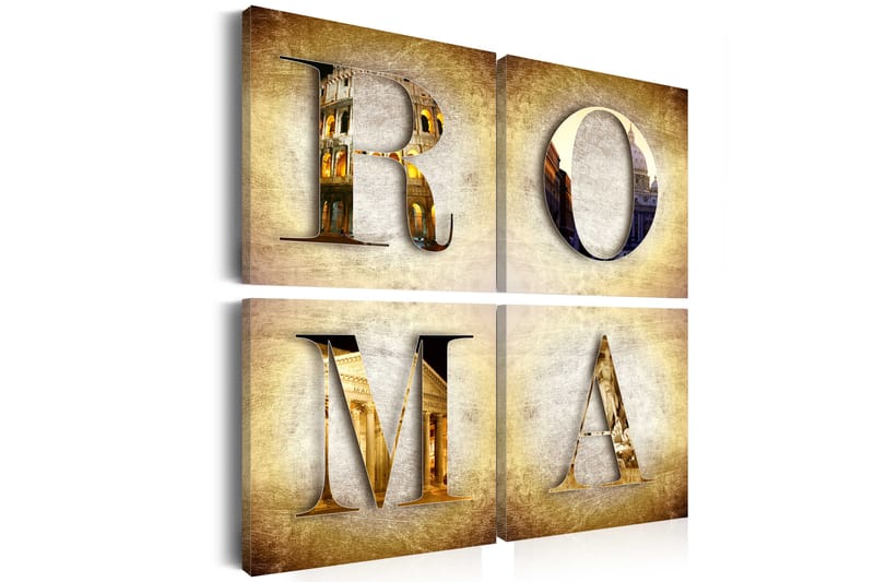 Tavla Semester Rom 80X80 Beige - Artgeist sp. z o. o. - Inredning & dekor - Tavlor & konst - Canvastavla