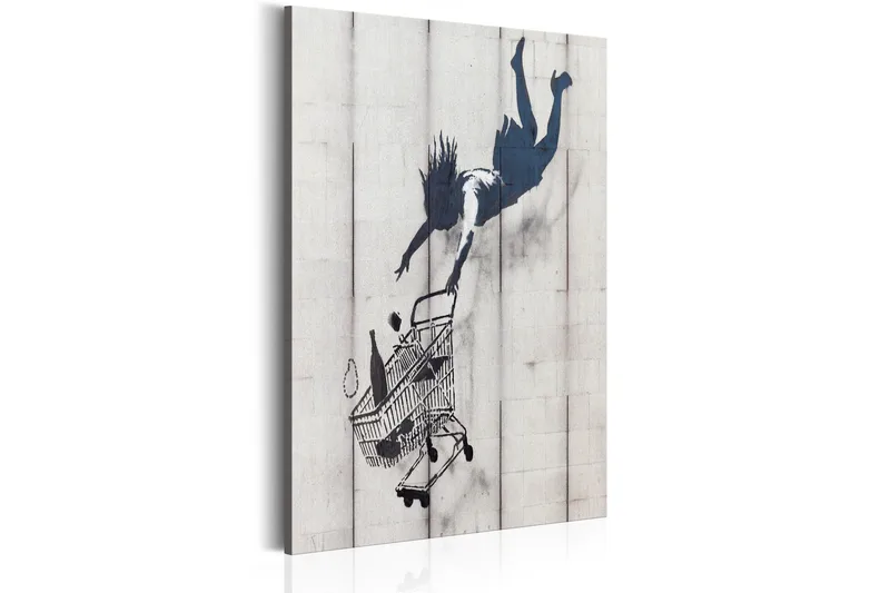 Tavla Shop Til You Drop By Banksy VALUE_MISSING_3 80x120 - Inredning & dekor - Tavlor & konst - Canvastavla