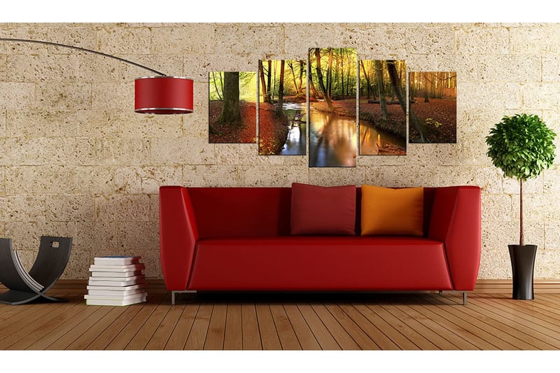 Tavla Silent Forest 200x100 - Artgeist sp. z o. o. - Inredning & dekor - Tavlor & konst - Canvastavla