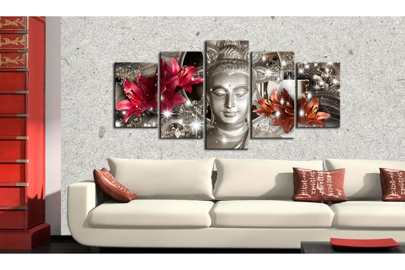 Tavla Silver Contemplation 100x50 - Artgeist sp. z o. o. - Inredning & dekor - Tavlor & konst - Canvastavla