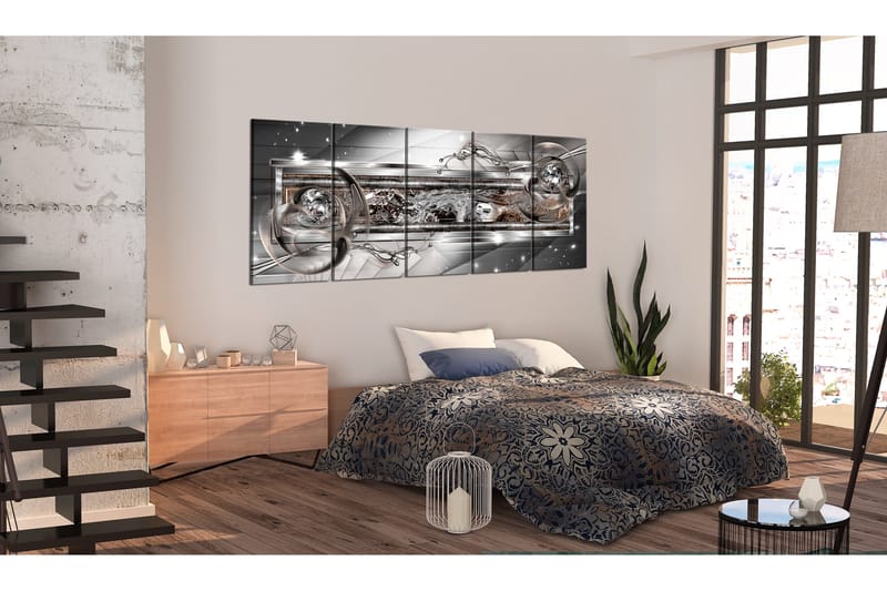 Tavla Silver Shine 225x90 - Artgeist sp. z o. o. - Inredning & dekor - Tavlor & konst - Canvastavla