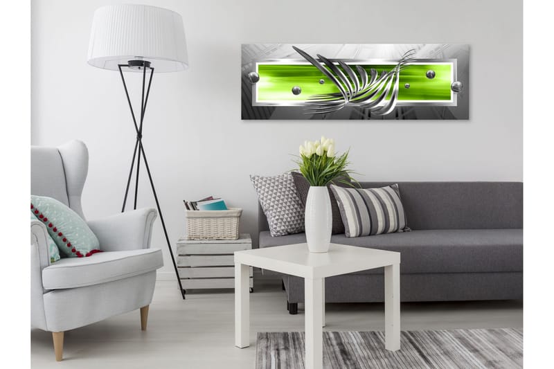 Tavla Silver Wings (1 Part) Narrow Green 120x40