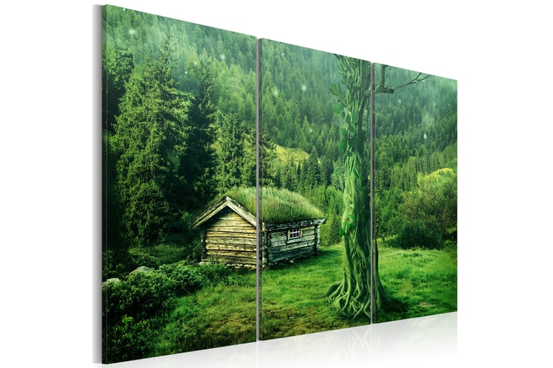 Tavla Skogsekosystem 120X80 Grön - Artgeist sp. z o. o. - Inredning & dekor - Tavlor & konst - Canvastavla