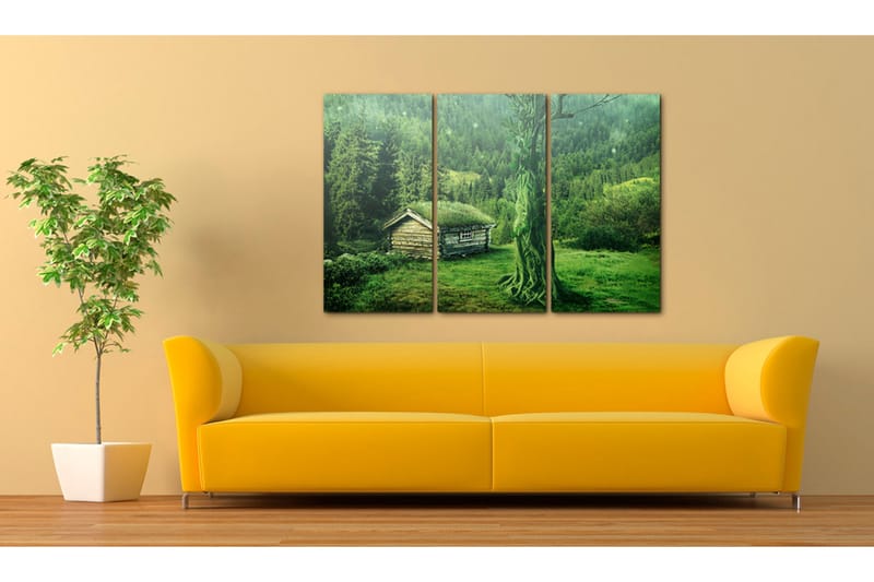 Tavla Skogsekosystem 60X40 Grön - Artgeist sp. z o. o. - Inredning & dekor - Tavlor & konst - Canvastavla
