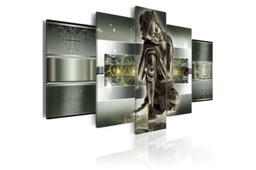 Tavla Sleeping Buddha In Greens 200x100