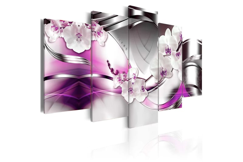 Tavla Small Things 100X50 Lila|Rosa|Vit - Artgeist sp. z o. o. - Inredning & dekor - Tavlor & konst - Canvastavla