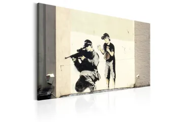 TAVLA Sniper and Child by Banksy 120x80