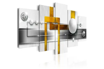 Tavla Solidarity Of Symmetry 100X50 Vit