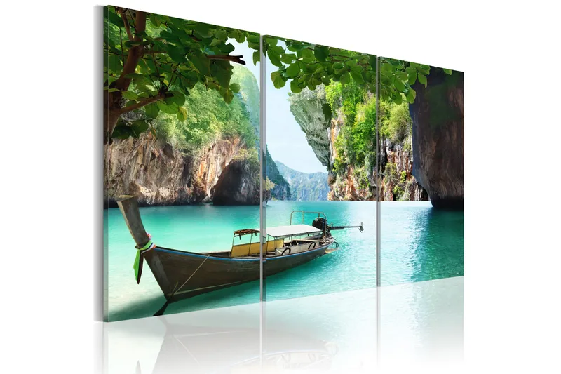 Artgeist sp. z o. o. Tavla Solitary Journey 120X80 Flerfärgad|Vit