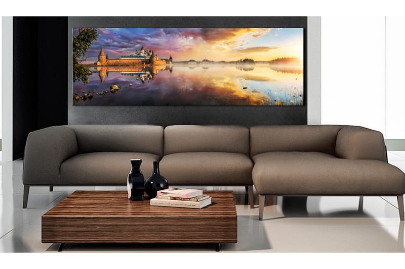 Tavla Solovetsky Monastery Russia 150x50 - Artgeist sp. z o. o. - Inredning & dekor - Tavlor & konst - Canvastavla