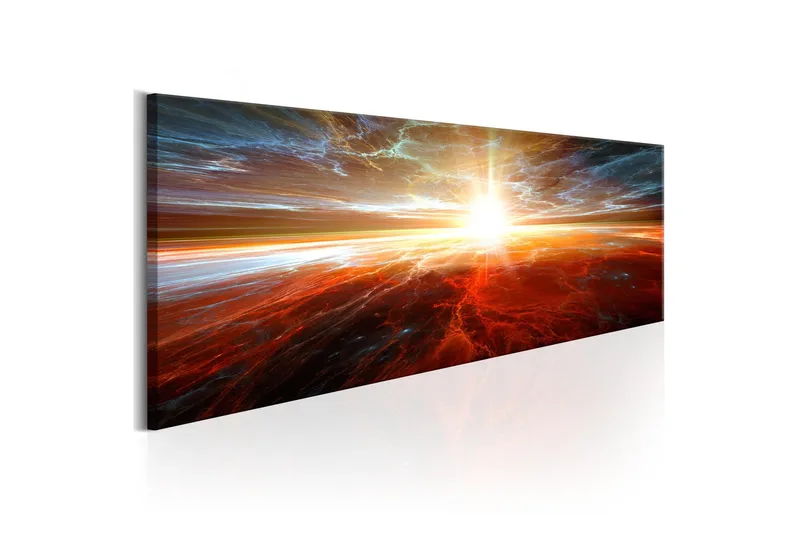 Tavla Space And Time Warp 150x50, Artgeist sp. z o. o.