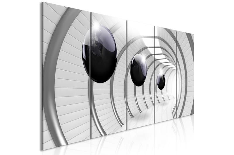 Tavla Space Tunnel 5 Parts Narrow 200X80 Vit - Artgeist sp. z o. o. - Inredning & dekor - Tavlor & konst - Canvastavla